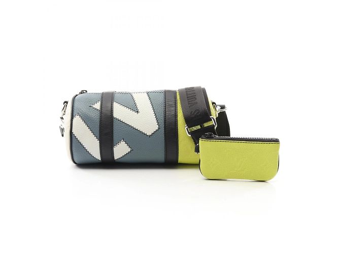 Borsa a Spalla Polochon Louis Vuitton Marrone Multicolore Giallo - vista 2