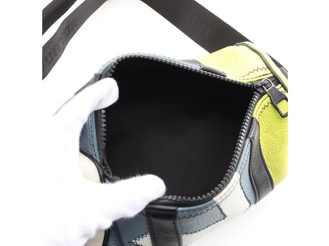 Borsa a Spalla Polochon Louis Vuitton Marrone Multicolore Giallo - vista 4