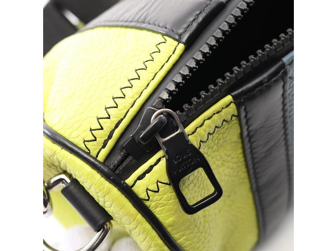 Borsa a Spalla Polochon Louis Vuitton Marrone Multicolore Giallo - vista 7