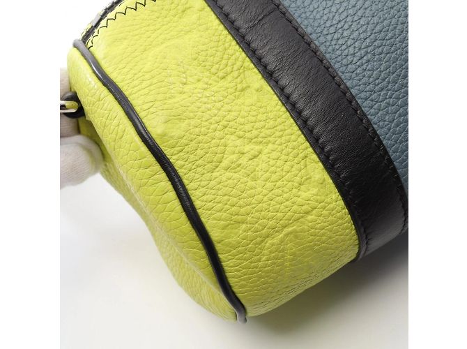 Borsa a Spalla Polochon Louis Vuitton Marrone Multicolore Giallo - vista 8