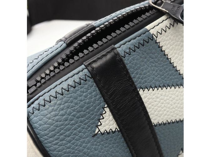 Borsa a Spalla Polochon Louis Vuitton Marrone Multicolore Giallo - vista 9