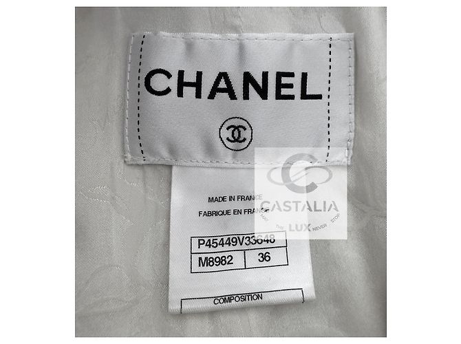 Chanel Ecru Tweed-Jacke Paris / Venedig 36 FR Roh - Ansicht 12