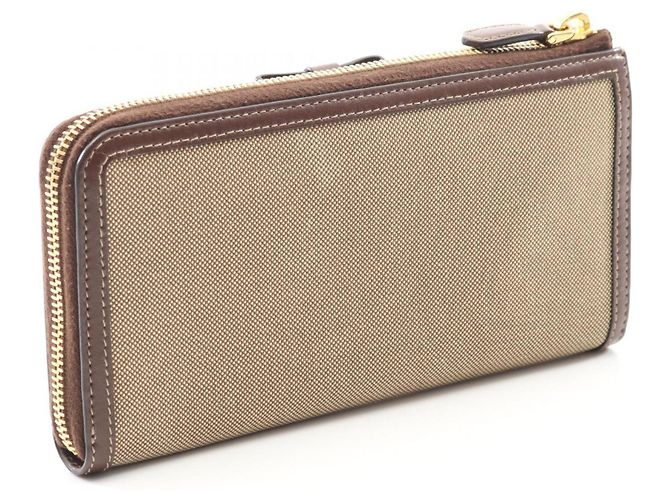Cartera larga redonda de jacquard Prada - vista 3