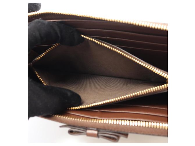Cartera larga redonda de jacquard Prada - vista 6