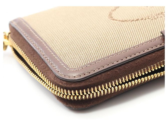 Cartera larga redonda de jacquard Prada - vista 7