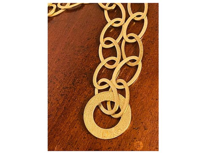 Wunderschöne DOLCE & GABBANA Halskette Kollektion "Stone" in Gold Golden - Ansicht 9