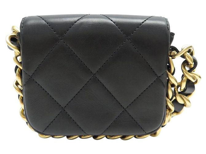 NUOVA BORSA A MANO CHANEL CATENA INTORNO AS2833 BORSA MINI FLAP NERA - vista 2