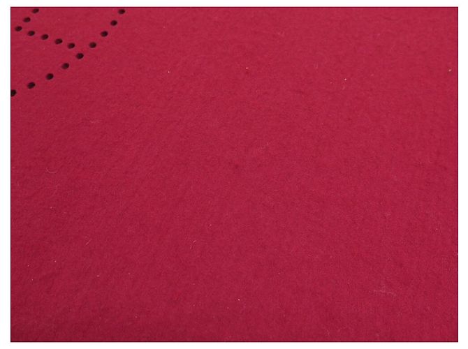 Hermès TAPPETO DA BRIDGE HERMES EVELYNE FELTRO BORDEAUX Bordò - vista 8