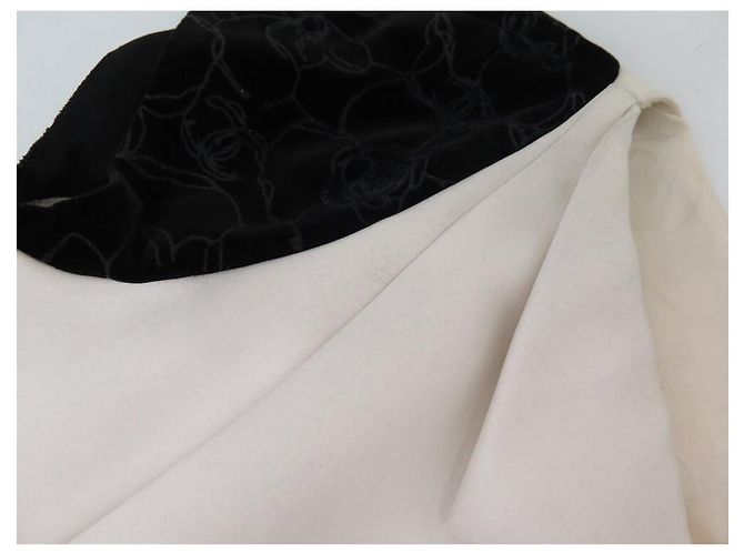 CHANEL KLEID P50206W05568 36 S LOGO CC KNÖPFE SAMT KAMELIA-MUSTER KLEID - Ansicht 11