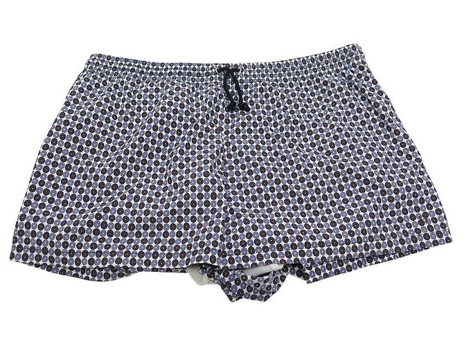 Hermès BAÑADOR HERMES BOXER L T 46 AZUL SHORT BAÑADOR AZUL ALGODÓN - vista 3