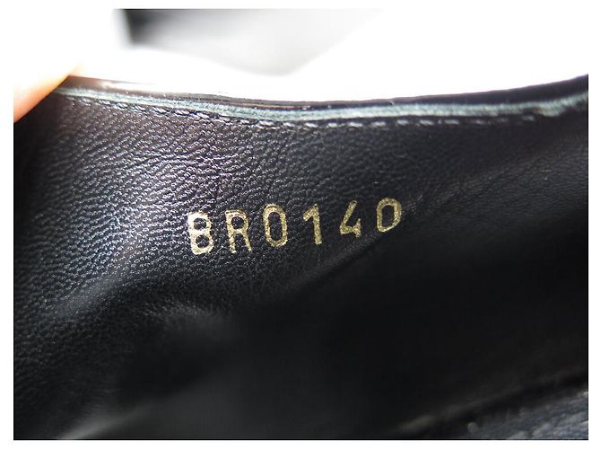 STIVALI ANKLE LOUIS VUITTON MIA 38.5 PELLE LUCIDA E CAMOSCIO Nero - vista 9