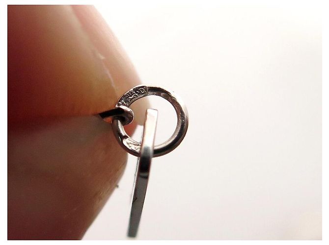 COLLANA SAUTOIR MESSIKA KATE 5781 PENDENTE VERTICALE ORO BIANCO 18K DIAMANTE 0,59CT Argento - vista 8