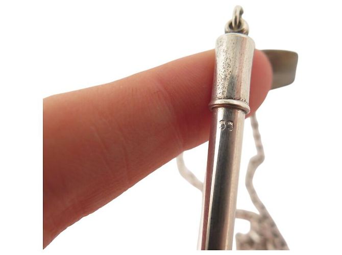 Hermès MINI PENNA A MECCANISMO HERMES PER AGENDA IN ARGENTO STERLING - vista 10