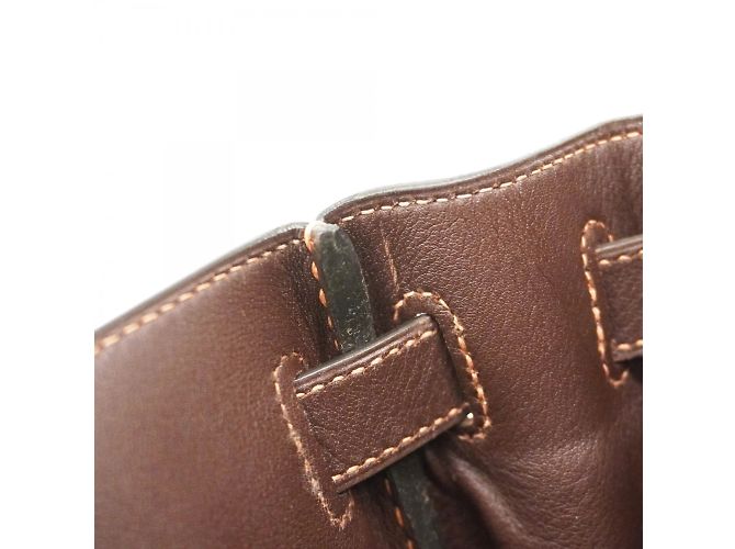 Hermès Zaino Hermes Kelly Ad PM Veau Gulliver Marrone - vista 14