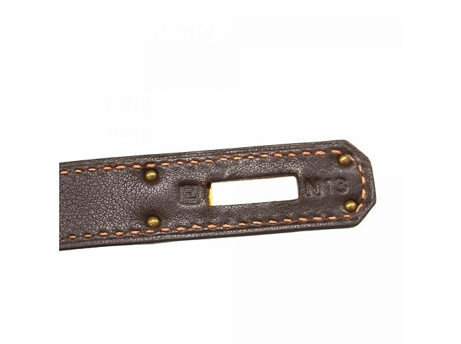 Hermès Zaino Hermes Kelly Ad PM Veau Gulliver Marrone - vista 6