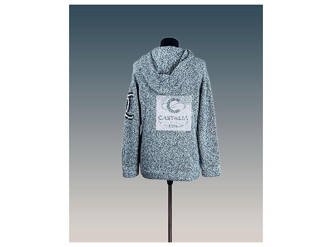Chanel Collectors Trophy Bouclé CC Pinguin Hoodie 42 FR Grau - Ansicht 15