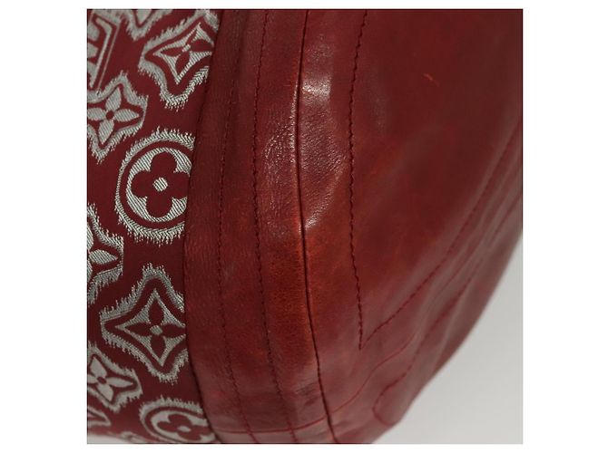 LOUIS VUITTON Borsa Aviatore Monogram Jaguar Bordeaux M40384 LV Auth bs26320 Bordò - vista 15