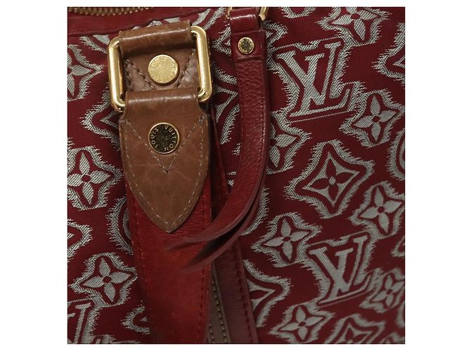LOUIS VUITTON Borsa Aviatore Monogram Jaguar Bordeaux M40384 LV Auth bs26320 Bordò - vista 19