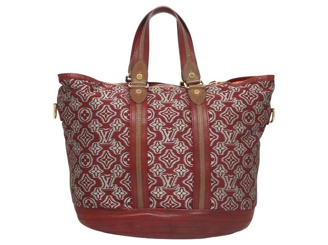 LOUIS VUITTON Borsa Aviatore Monogram Jaguar Bordeaux M40384 LV Auth bs26320 Bordò - vista 2