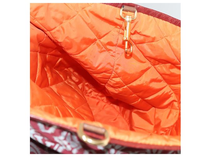 LOUIS VUITTON Borsa Aviatore Monogram Jaguar Bordeaux M40384 LV Auth bs26320 Bordò - vista 21
