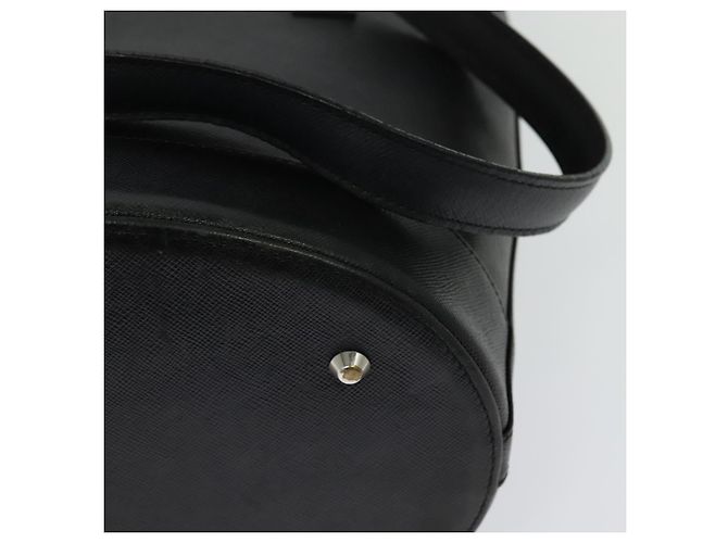 Bolsa tote de couro preta e prata autêntica BA2708 da BURBERRY Preto - vista 16