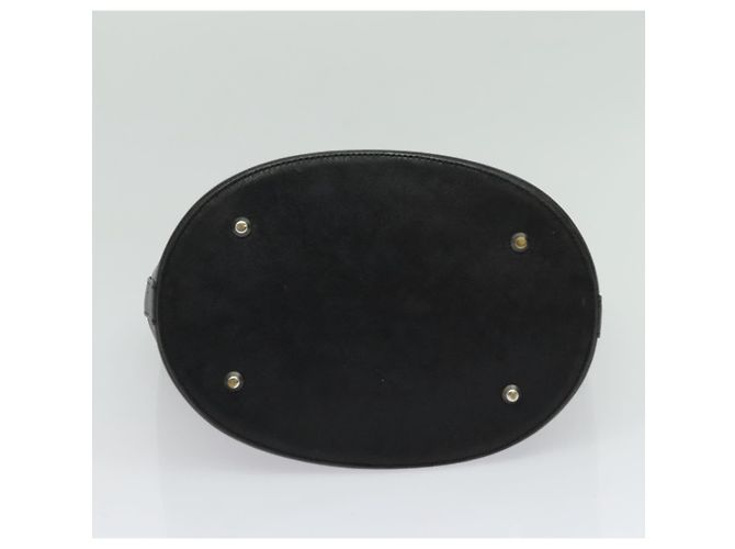 Bolsa tote de couro preta e prata autêntica BA2708 da BURBERRY Preto - vista 5