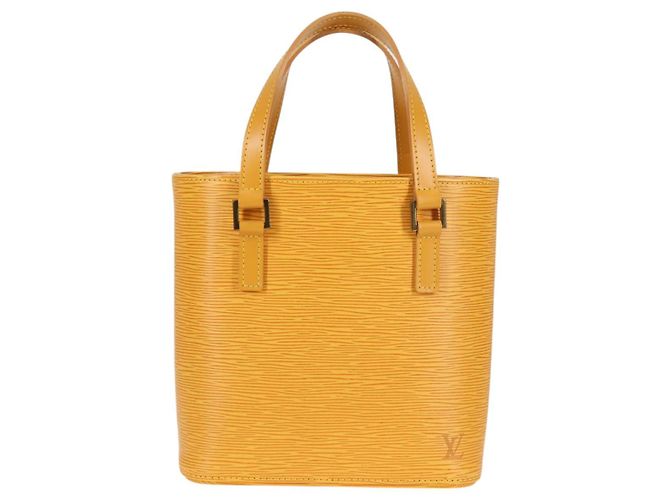 LOUIS VUITTON Borsa Tote Epi Vavin PM SPO 2way Gialla LV Auth 121180V Giallo - vista 13