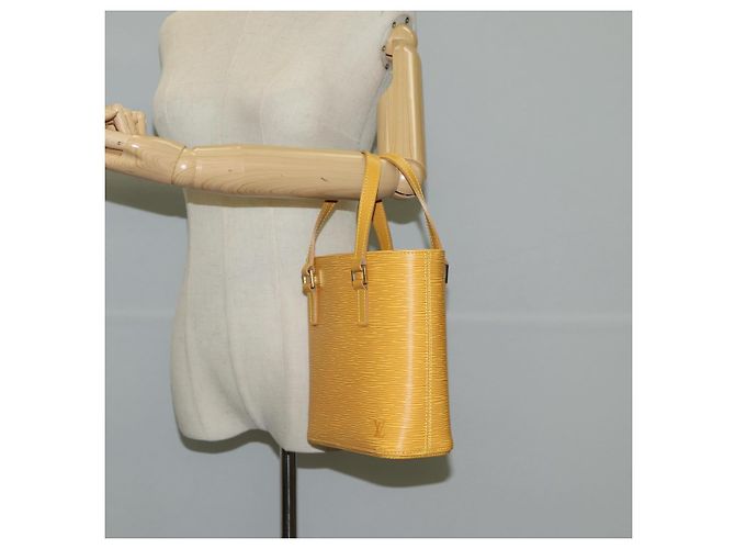 LOUIS VUITTON Borsa Tote Epi Vavin PM SPO 2way Gialla LV Auth 121180V Giallo - vista 25
