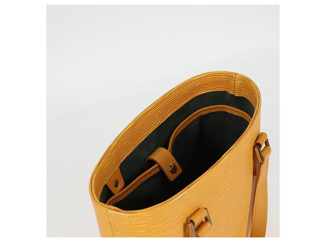 LOUIS VUITTON Borsa Tote Epi Vavin PM SPO 2way Gialla LV Auth 121180V Giallo - vista 6