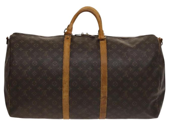 LOUIS VUITTON Monogram Keepall Bandouliere 60 Borsa Boston M41412 LV Auth 124854 Monogramma - vista 2