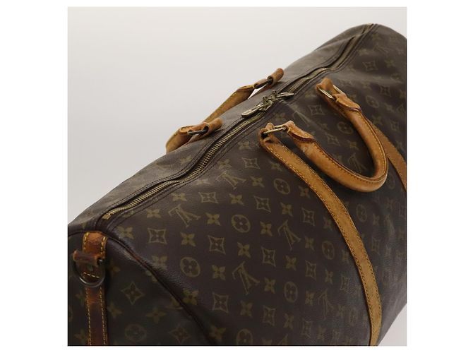 LOUIS VUITTON Monogram Keepall Bandouliere 60 Borsa Boston M41412 LV Auth 124854 Monogramma - vista 6