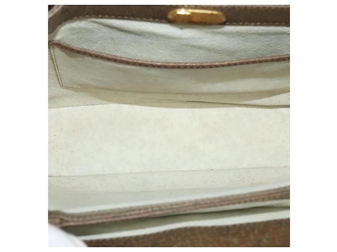 Borsa a Spalla GUCCI in Pelle Marrone Oro Auth 126290 D'oro - vista 10