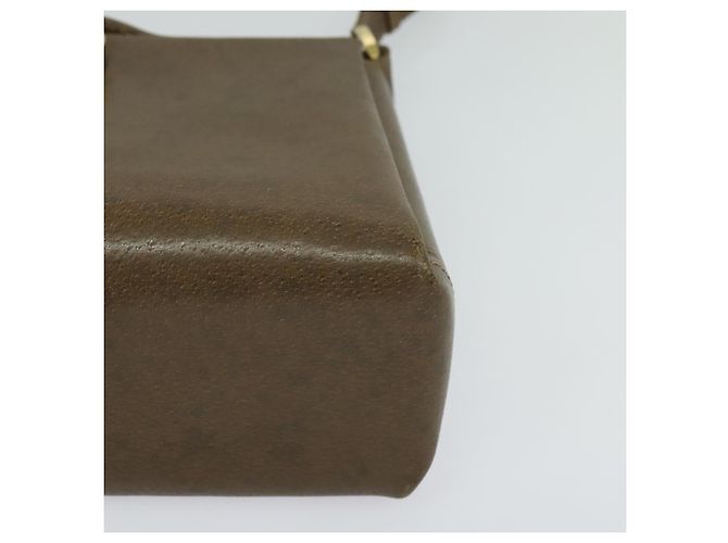 Borsa a Spalla GUCCI in Pelle Marrone Oro Auth 126290 D'oro - vista 14