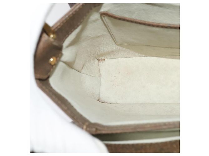 Borsa a Spalla GUCCI in Pelle Marrone Oro Auth 126290 D'oro - vista 19