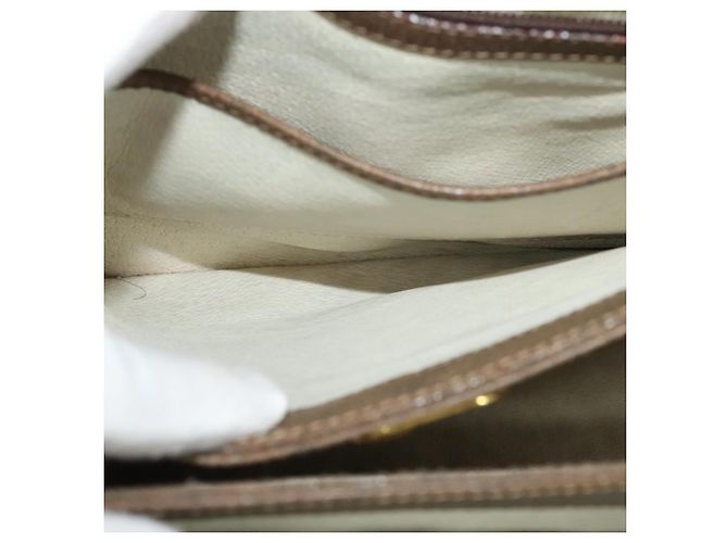 Borsa a Spalla GUCCI in Pelle Marrone Oro Auth 126290 D'oro - vista 20