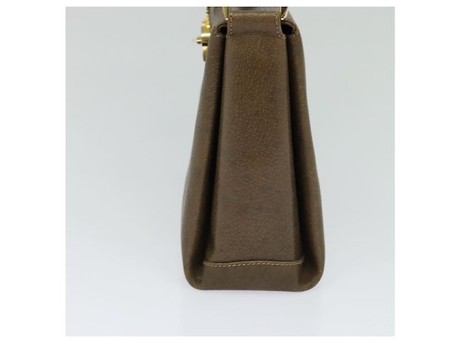 Borsa a Spalla GUCCI in Pelle Marrone Oro Auth 126290 D'oro - vista 4