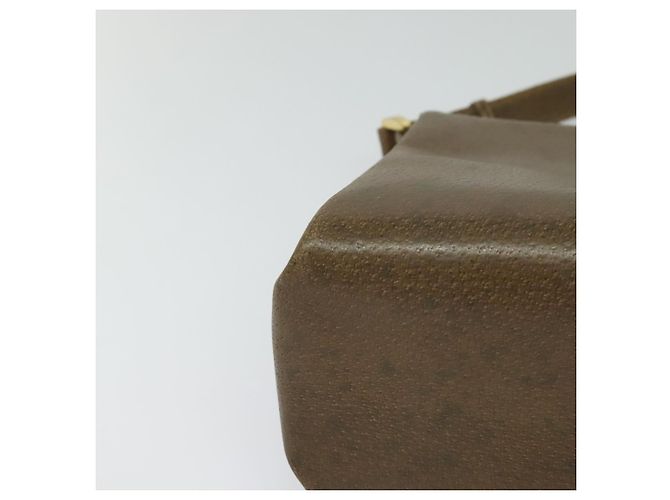 Borsa a Spalla GUCCI in Pelle Marrone Oro Auth 126290 D'oro - vista 9