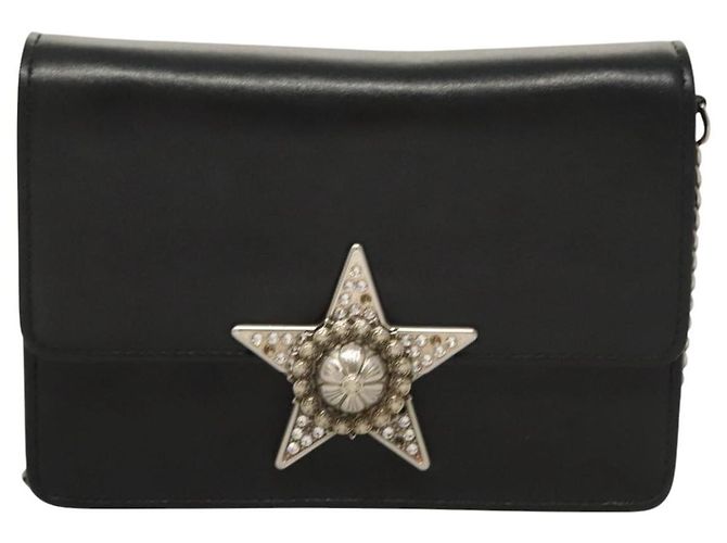 Borsa a spalla Miu Miu in pelle nera e argento Auth 124763 Nero - vista 13