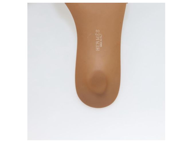 Hermès HERMES Sandalen Lackleder Orange Auth 126351 - Ansicht 26