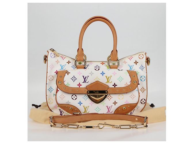 LOUIS VUITTON Tasche Rita 2way Monogramm Multicolor Weiß M40125 LV Auth 121279V - Ansicht 12