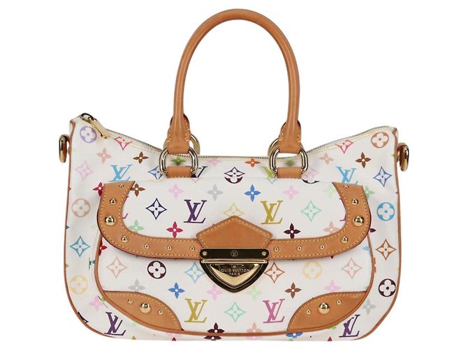 LOUIS VUITTON Tasche Rita 2way Monogramm Multicolor Weiß M40125 LV Auth 121279V - Ansicht 13