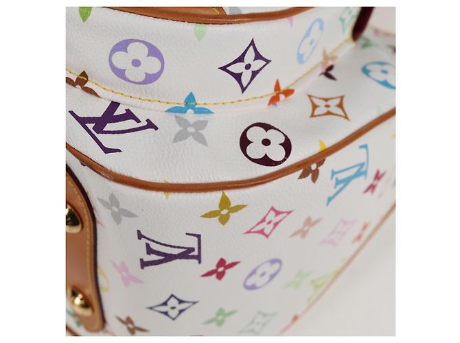 LOUIS VUITTON Tasche Rita 2way Monogramm Multicolor Weiß M40125 LV Auth 121279V - Ansicht 16