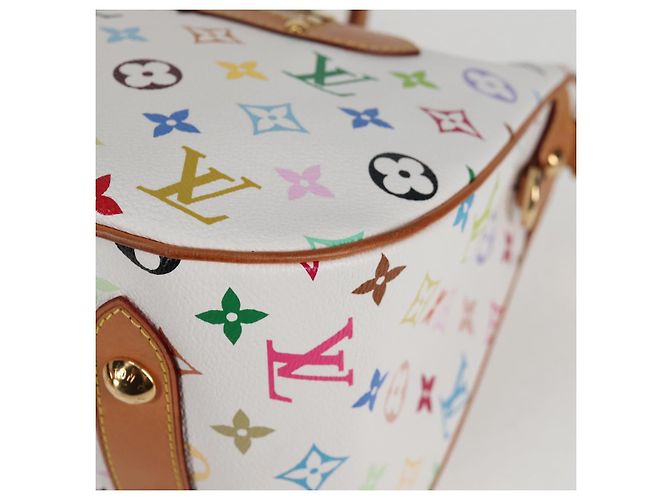 LOUIS VUITTON Tasche Rita 2way Monogramm Multicolor Weiß M40125 LV Auth 121279V - Ansicht 18