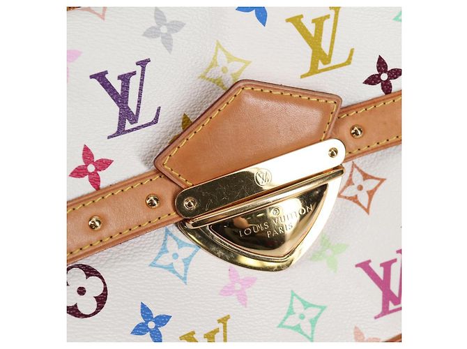 LOUIS VUITTON Tasche Rita 2way Monogramm Multicolor Weiß M40125 LV Auth 121279V - Ansicht 21