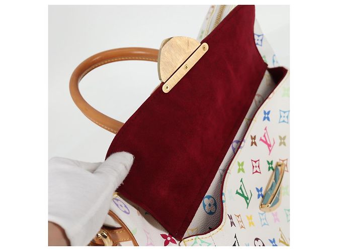 LOUIS VUITTON Tasche Rita 2way Monogramm Multicolor Weiß M40125 LV Auth 121279V - Ansicht 22