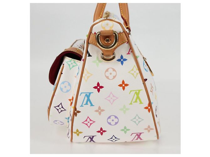 LOUIS VUITTON Tasche Rita 2way Monogramm Multicolor Weiß M40125 LV Auth 121279V - Ansicht 3