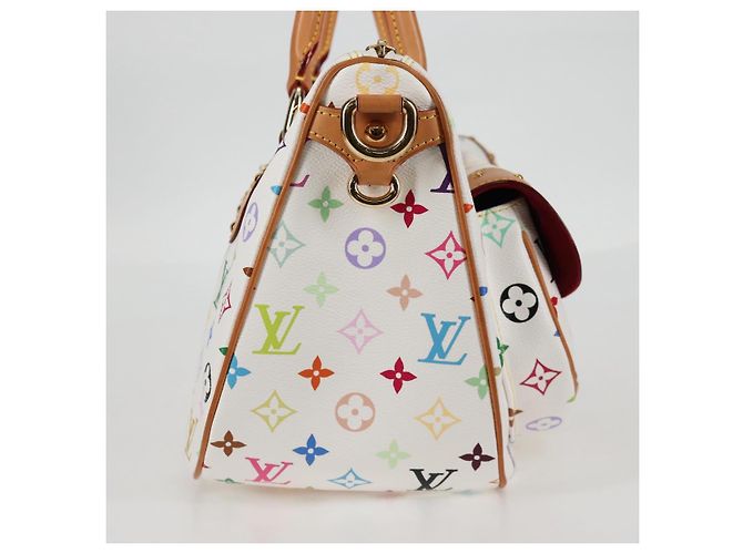 LOUIS VUITTON Tasche Rita 2way Monogramm Multicolor Weiß M40125 LV Auth 121279V - Ansicht 4