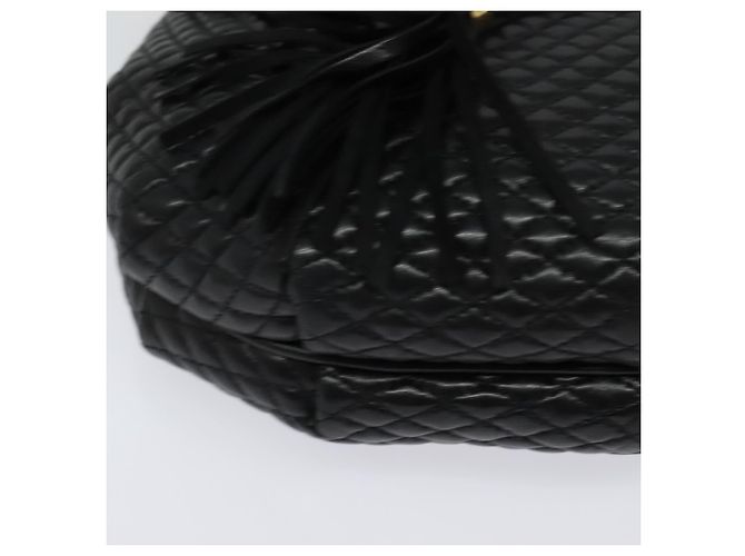 Borsa a spalla BALLY in pelle nera e oro Auth BA2569 Nero D'oro - vista 14