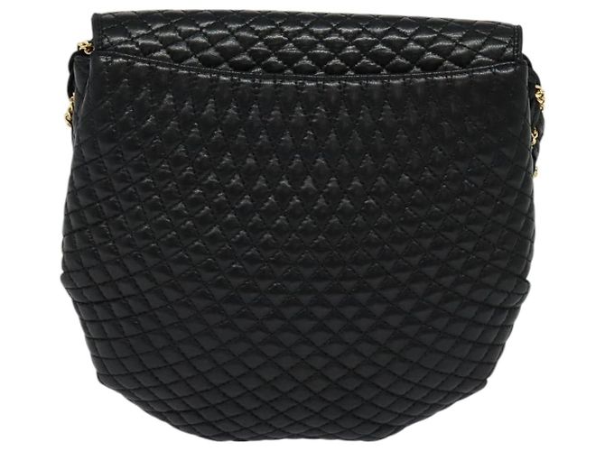 Borsa a spalla BALLY in pelle nera e oro Auth BA2569 Nero D'oro - vista 2