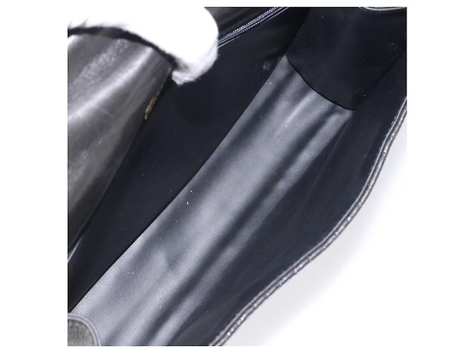 Borsa a mano BALLY in pelle nera e oro Auth gh201 Nero D'oro - vista 12